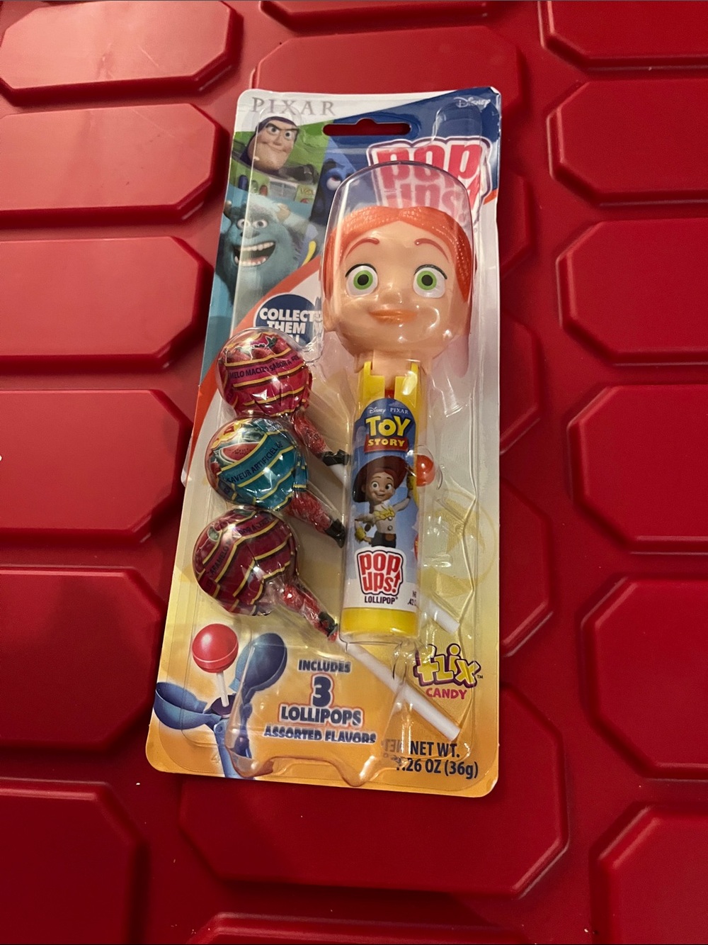 Toy Story Jessie Pop Ups! Lollipop Pack - Orange